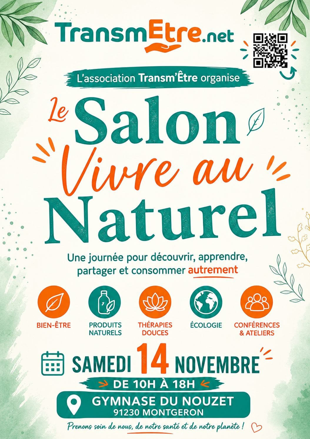 🌿 Salon Vivre au Naturel – Une journée pour prendre soin de soi et de la planète !